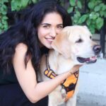 Ruhani Sharma Instagram - I really love my Bruno ❤️❤️ He is a member of our household. Loving your animals shouldn’t extend only to your pets, but its very important that the products you love, love animals too! Which is why I am super proud/excited to share that Garnier is now approved by Cruelty Free International. It is ONE of the most credible international certifications for a brand. Cruelty free products are safer and kinder to our furry friends and a better option for our environment too. #AD #CrueltyFreeInternational #GarnierGreenBeauty @garnierindia . . . . 📸 @ilmanaazphotography1