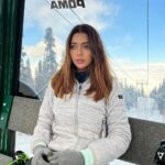 Ruhi Singh Instagram – On my way to phase 1. Great day on the slopes ⛷ The Khyber Himalayan Resort & Spa