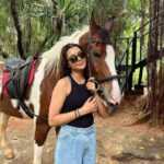 Ruhi Singh Instagram - Who doesn’t love a little adventure before breakfast Rolex and I went exploring ❤️
