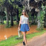 Ruhi Singh Instagram - Sri Lanka you beauty ❤️ Starting the year at the beautiful @ugaulagalla hotel. 150 year old mansion surrounded by 58 acres of lush green. Mother Nature at its finest. Ps- cute skirt by @burger.bae 💕🧚‍♂️ #luxury #luxuryhotels