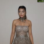 Ruhi Singh Instagram - Mind if I cut to the front ✨ Outfit @rockystarofficial Choker @rockystarofficial Hair and makeup @juveria_k Photos @hrishi_gharat Thank you @sayali_angachekar @dureshamemon