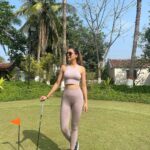 Ruhi Singh Instagram – Learned a bit of golf today 🌞
I can safely say it will take many more lessons 🥳😂 but fun day Radisson Blu Resort & Spa – Alibaug