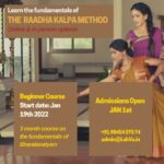 Rukmini Vijayakumar Instagram – New course for beginners! 
Last few days to register! 

A great way to get introduced to the Raadha kalpa system of learning and education. 

Link in my bio: for more information and registration. 

Call 98454 07574 / admin@Lshva.in 

(I’m not sure I will be able to check DMs – email / message or call) 

Some FAQs 
– anybody can attend. Ages 14 and up. You need to have a minimum level of fitness. 
– once you are done with the 3 months, based on your progress and interest level we can look at options for you to continue 
– you can attend online or in person. 
– if you have prior training, no problem. We always start with the basics of the Raadha kalpa method for all levels. This is a perfect course for you to start with before you join the intermediate class. 
– all students will have access to the online streaming program. www.theraadhakalpamethod.com so students will be able to supplement classes with practise routines that have clear structure and instruction. 
– there is limited space in the class 
– I will oversee the structure and format of the class and periodically check progress. My senior student, a wonderful dancer and teacher @padmashree.ks will be the primary teacher of this class 

#bharatanatyam #bharatanatyamonline #bangaloredance #dance #bharatnatyam #indianclassicaldance #classicaldanceclasses #theraadhakalpamethod #rukminivijayakumar