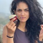 Rukmini Vijayakumar Instagram - Went on a trek for my birthday… 😊 #trek #happybirthdaytome