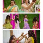 Rukshar Dhillon Instagram - And it went like........💃 PS- The last picture is pure love & my absolute favourite♥️ Swipe to find out why. 📸- @themexicansunshine #NOSHsaysHAH #throwback #bestmemories #mysisterswedding #sangeet