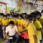 Sachin Tendulkar Instagram - Always a privilege to play for #TeamIndia 🇮🇳 - on the field or off it. Was satisfying to visit our seva kutirs & free residential school we are building in partnership with Parivaar. Our children can make this world better & brighter. We just have to ensure all of them get equal opportunities