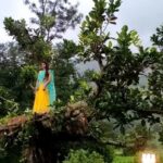 Sai Dhanshika Instagram - Trying to finish the take before it rains heavily. Love to dance in the nature especially when it rains Love the climate Love nature I love it all♥️💃🏻