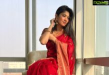 Sai Pallavi Instagram - For the love of red ♥️ Saree @labelearthen Jewellery @kalasha_finejewels Stylist and 📸 : @neeraja.kona ♥️ Asst stylist @manogna_gollapudi #ShyamSinghaRoy