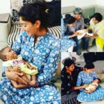 Sai Pallavi Instagram – My baby has a baby now ♥️Mithra♥️ #godmother #coolaunt #bff😘😘