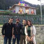 Sameksha Instagram – Eid Mubarak from all of us to all of you. Life is a bliss when you are remembered in prayers #blessed #eidmubarak #friends #family @moin.sabri @kwatranaveen @vyaschawla @itsshaeloswal Babaresshi Gulmarg