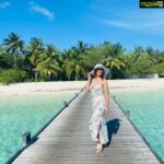 Sameksha Instagram – 🤍💚💙 favourite colours of nature #maldives #beach #holiday Kanuhura Maldives