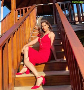 Sameksha Instagram - Lady in Red #greystorieswebseries #onlocation