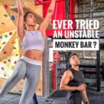 Samyuktha Hegde Instagram – After an entire year of not working out and trying other things, back to my monkey bar.
Feels really good to be able to do it though I haven’t tried it in so long! 

Also that’s my amazing coach @coach.fatboy 
Imma never leave you 🤣🤣🤣.
You’re stuck with me

#fitness #womanpower #skills #monkeybars #upperbodystrength #hangingout #gym #fit