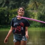 Samyuktha Hegde Instagram – Isn’t it lovely, all alone!
.
.
.
📸 @rohilsykes
#thebarefeetchronicles #sendingpositivevibes #hoopflow #hoopersofinstagram  #realnotperfect #candid