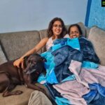 Samyuktha Hegde Instagram – There’s no better feeling than to comeback home and get cuddles from these two!!!
Thanks for the photo appa 🥰
.
.
.
PS: eevee is angry that mom took her spot 😅
#famtime #momandsam #sendingpositivevibes #haveagoodday