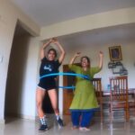 Samyuktha Hegde Instagram - Amma is a little kid sometimes and that's what makes her soooo HIGH SPIRITED i guess. Thanks Amma for always being there and never saying NO YOU ARE A SPORT ❤ First person I used my new #GoProHERO9 Black @eshnakutty i think she will be part of the tribe soon 😊 what do you think ? . . . @goproindia @gopro PS: this was a complete impromptu, and she is the fastest learner ever #realnotperfect #dance #momandsam #GoProHERO9 Black