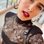 Samyuktha Hegde Instagram – Out of the way world, I’ve got my sassy pants on!
.
.
.
#redblackandwhite #instagood #photooftheday #ootd 
#sustainablefashionindia