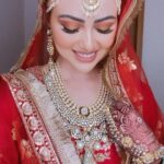 Sana Khan Instagram - Blushing bride ♥️ . . . #sanakhan #walima #bride #happy #blessed #alhu