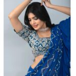 Sanchita Shetty Instagram - Cerulean 💙 Photography : @media9manoj Cloths : @issadesignerstudio Makeup & hair : @naturalssalon #sanchita #sanchitashetty #spreadlovepositivity ❤️