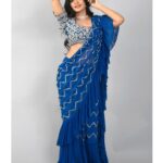 Sanchita Shetty Instagram – Cerulean 💙

Event : #santhoshamawards2021 
Photography : @media9manoj 
Cloths : @issadesignerstudio 
Makeup & hair : @naturalssalon 

#sanchita #sanchitashetty #spreadlovepositivity ❤️