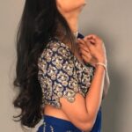 Sanchita Shetty Instagram - Cerulean 💙 Cloths : @issadesignerstudio Makeup & hair : @naturalssalon @sidsriram ☺️ #leharaayi #nofilter #blue #sareelove #treandingreels #sanchita #sanchitashetty #spreadlovepositivity ❤️