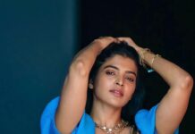 Sanchita Shetty Instagram - The love of heaven makes One heavenly ❤️ PC : @royale_dharma 📸📸 Styled : @all_about_anubha Special thanks : @janaxe13 @proyuvraaj #happyvinayagarchathurthi #happygowriganesha #sanchitashetty #spreadlovepositivity ❤️