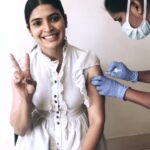 Sanchita Shetty Instagram - I got my 2nd Dose Covid-19 Vaccine Today 👍👍 #trust #believeinyourself #gogetvacciinated #india #jaihind #sanchitashetty #spreadlovepositivity ❤️