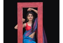 Sanchita Shetty Instagram - May the spirit open the right doors at the right time to lead you, where you are meant to go. #sareelove #sanchitashetty #spreadlovepositivity ❤️