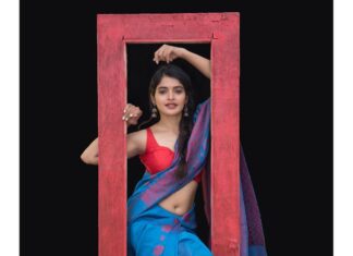 Sanchita Shetty Instagram - May the spirit open the right doors at the right time to lead you, where you are meant to go. #sareelove #sanchitashetty #spreadlovepositivity ❤️