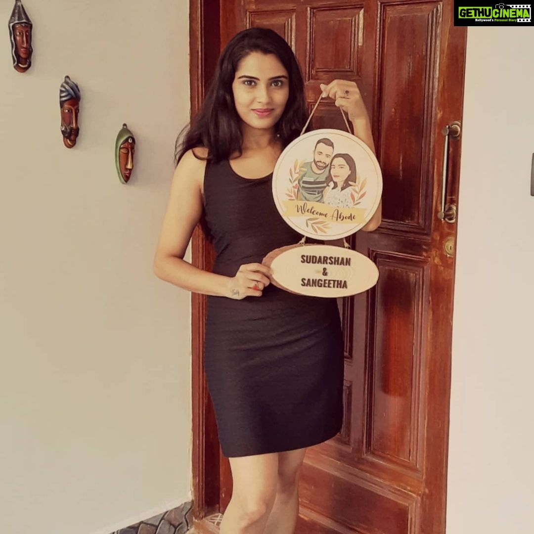 Sangeetha Bhat Instagram - @chitrachaya_official πππ Heartfelt thanks to you and the team for such an amazing customized nameplate on wood & the beautiful photo artwork, we loved every bit of it from placing order to receiving it at the doorstep, it was a smooth process... This made the entry to our house look more beautiful & artistic... @sudarshan_rangaprasad I would definitely recommend @chitrachaya_official to my social media family and my friends. If you like to buy customized artwork and gifts on wood check out their page. #sangeethabhatsudarshan #sangeethabhat #sudarshanrangaprasad #chitrachayaofficial #nameplate Bangalore, India