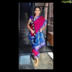 Sangeetha Bhat Instagram - “Today you are you! That is truer than true! There is no one alive who is you-er than you! Shout loud, ‘I am lucky to be what I am!...’” “Never be bullied into silence. Never allow yourself to be made a victim. Accept no one’s definition of your life, but define yourself.” Pc-@shankedelic_ #gratitude #grateful #iyengar #iyengarmaami #housewarming #home #sangeethabhatsudarshan #sangeethabhat #ethinicwear #sareelove #sareedraping #saree #instagram #facebook #blue #pink #purple #red #southindianbride #iyengarbride #selflovequotes #shareloveandjoy #shareloveandrespect #bekind Bangalore, India