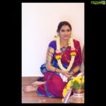 Sangeetha Bhat Instagram - “Today you are you! That is truer than true! There is no one alive who is you-er than you! Shout loud, ‘I am lucky to be what I am!...’” “Never be bullied into silence. Never allow yourself to be made a victim. Accept no one’s definition of your life, but define yourself.” Pc-@shankedelic_ #gratitude #grateful #iyengar #iyengarmaami #housewarming #home #sangeethabhatsudarshan #sangeethabhat #ethinicwear #sareelove #sareedraping #saree #instagram #facebook #blue #pink #purple #red #southindianbride #iyengarbride #selflovequotes #shareloveandjoy #shareloveandrespect #bekind Bangalore, India