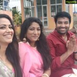 Sanjana Singh Instagram - It is amazing experience working with Golmaal film entire crew , I feel like family everyone is a very positive high energy, director Pon Kumaran sir , I feel blessed to work with him he is a such an amazing person with beautiful heart , mirchi Siva sir such a amazing person with so much positive energy it is amazing experience working with him, working with @actorjiiva sir once again it's really amazing experience, he is very kind nature with the positive energy @rajputpaayal she is a very talented and very beautiful person, @hope.tanya very spiritual , sarvan sir. Dop thank you sir for all the support which you did in shooting spot, a lot more to learn from you sir , our costume designer @suma.rana23 such a beautiful person with so much talent, she always make me look elegant and beautiful, panchu subbu sir, I really love his acting in this movie he is a very spiritual person I really like him so much, Yogi Babu sir such a beautiful nature , yugi sethu sir very happy to work with you sir you are so talented , lot more to learn from you sir , Ramesh kanna sir I am very big fan of you sir, he is very helpful nature , lot more to learn from him, best best experience, Golmaal film will rock