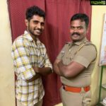 Sanjana Singh Instagram – I am so happy and glad to meet a honest police inspector like you Purushottam sir, after knowing the accident it is new birth to u sir. it’s a miracle sir. after an healthy conversation with you me and my brother got inspired by you a lot sir, me and my brother very happy to meet you sir @_venkateshm