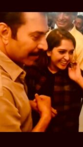 Sanusha Instagram - ❤️ @mammootty 
#mammukka #love #happy #carebear #blessed #ammameeting