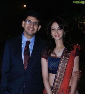 Saumya Tandon Instagram - I usually don’t share very personal pictures, another reason is that my husband hates clicking pictures . Since lot of people asked me why I don’t share picture with my husband. Here is one of the rare times he agreed to click a picture on an occasion.
.
.
.
.
.
.
.
.
 . #personal #familyalbum #throwback