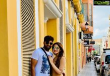 Sayyeshaa Saigal Instagram - Summer holidays with my love! 😍🏖 #ibiza#spain#summer#holiday#husbandandwife#makingmemories#love#fun#forevermine#instapicture#chilling Ibiza