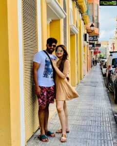 Sayyeshaa Saigal Instagram - Summer holidays with my love! 😍🏖 #ibiza#spain#summer#holiday#husbandandwife#makingmemories#love#fun#forevermine#instapicture#chilling Ibiza