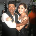 Sayyeshaa Saigal Instagram - #Irreplaceable … that’s @puneethrajkumar.official … my friend , my family, a gem. I have no words to describe the grief I am feeling. It’s an irreparable loss. My deepest condolences to his wife Ashwini akka and his daughters for whom life will never be the same. My heart goes out to his family, millions of his fans and friends! #RIP sir! It was my honour to share screen space with you.