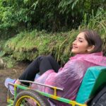 Sayyeshaa Saigal Instagram - These are memories from my shooting in a remote part of #Indonesia for a song from #Kaappaan This definitely counts as one of my most challenging outdoors! It was a 4 day shoot in the most beautiful places but it was super cold and the locations were so remote. We would start getting ready at 12am...climb up to the location from 3am to 5am and then start shooting till it was almost sunset! We shot at live volcanoes with sulphur emerging out. You can see the smoke in the background! We had to be so careful...inhaling sulphur is super dangerous! Still the song remains one of favourites! ❤️ #memories#tbt#shootdiaries#love#teamwork#instadaily#experience#workworkwork#travel#volcano#nature Bromo Mountain, Probolinggo Jawa Timur