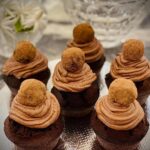Sayyeshaa Saigal Instagram - Chocolate fudge cupcakes with chocolate cream cheese icing and chocolate truffle balls!!! Can’t get anymore chocolatyy 😍 @frostbysayyeshaa #cupcake#love#chocolate#obsessed#baking#frost#truffle