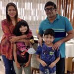 Selvaraghavan Instagram – Grabbing a quick break with my loves ! 
@gitanjaliselvaraghavan