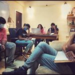 Selvaraghavan Instagram - Script reading 😍😍😎😎 Pic courtesy @krishna.arvind