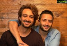 Shaheer Sheikh Instagram - Shot with @sourabhraaj.jain after yearsss… and I’m so happy that the camaraderie and madness is still intact! Here’s to always having each other’s back. Hope to see u sooner this time. ❤️❤️🤗