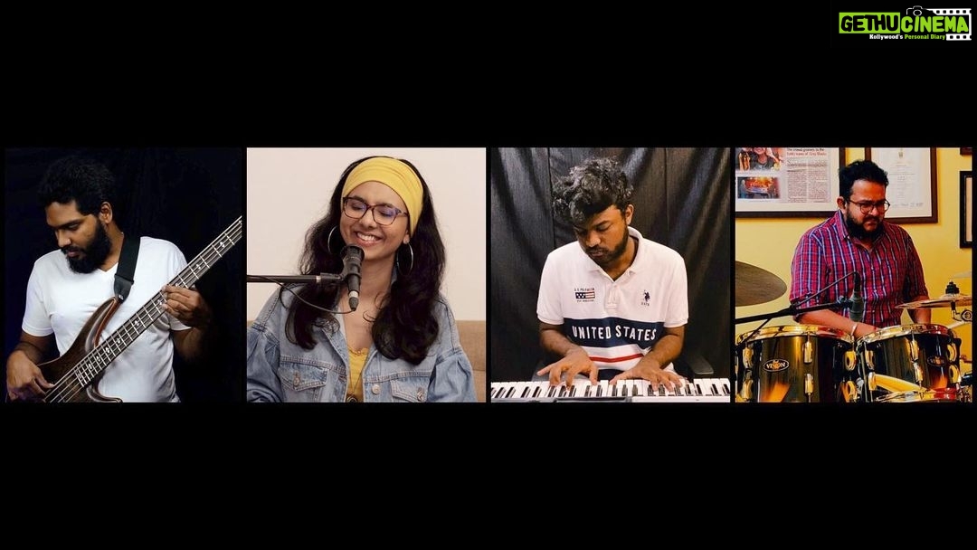 Shakthisree Gopalan Instagram - #ReleaseAlert!♥️This time tomorrow @bhuvanesh_keys @never_wanted_to_be_on_insta @ramkuu @tobsgarage and I have something super special coming your way! #staytuned 🤗 . . . . . . #jamscenes #jamwiththeband #shakthisreegopalan #shakthisreegopalanlive #withalittlehelpfrommyfriends #music #musicvideo #tamilmusic #comingsoon