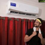 Shakti Arora Instagram - Working out with the perfect temperature around me has never felt more amazing! @cruise_ac with its #VarioQoolAC expandable inverter technology I never have to reach for the remote again! . . #CruiseAC #inverterac #workout #summertips