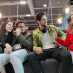 Shakti Arora Instagram - Always find a reason to laugh. It may not add years to your life, but will surely add life to your years @mahavirmehta01 @ashammehta4 @nehaasaxena #frankfurtairport #transit #airportdiaries #ShaktiArora Frankfurt International Airport-Terminal 1-Lufthansa