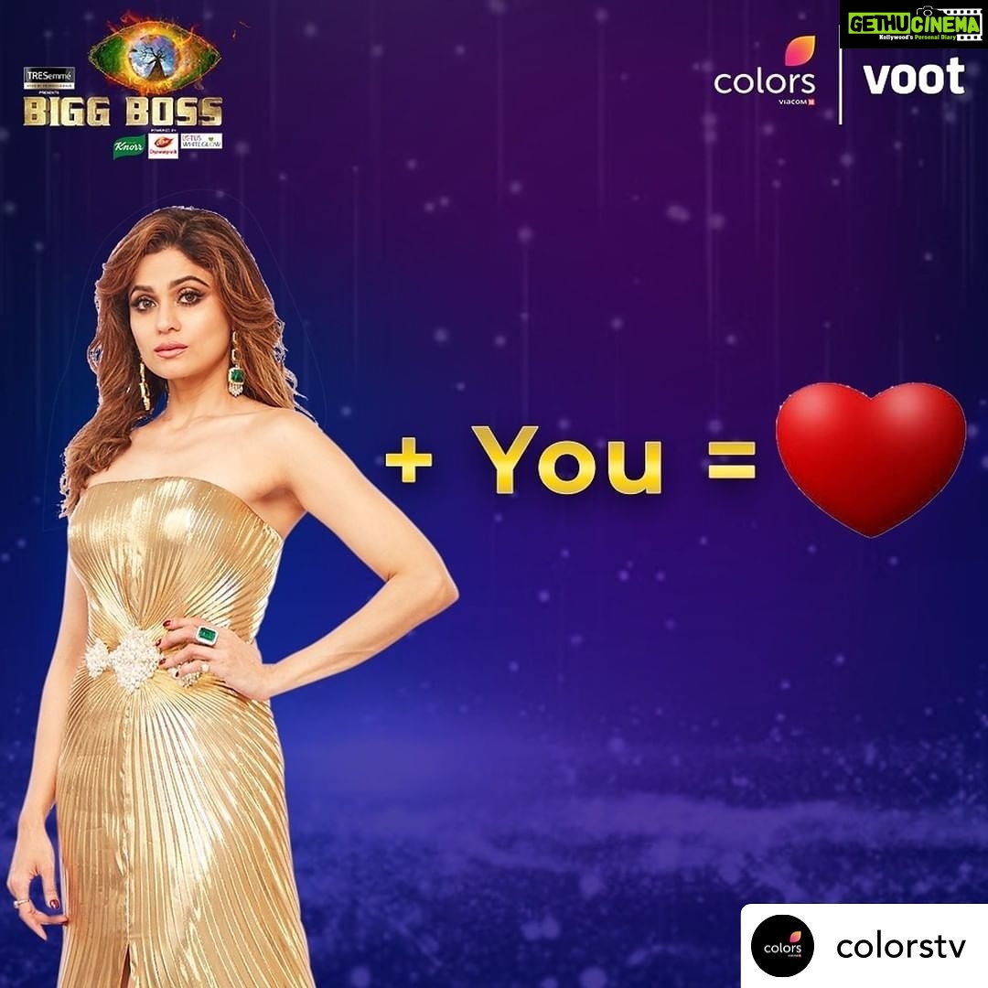 Shamita Shetty Instagram - We definitely love our queen the most β€οΈπβοΈ Posted @withregram β’ @colorstv Kaunse contestant se karte ho aap sabse zyada pyaar? Bataaiye humein in the comments ππ Dekhiye #BiggBoss15 tonight at 10:30 PM only on #Colors. Catch it before TV on @vootselect #BB15 #BiggBoss @voot #ShamitaShetty #Queen #ShamitaIsTheBoss #ShamitaForTheWin #ShamitasTribe #BiggBoss #BiggBoss15 #TeamSS