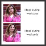 Shamita Shetty Instagram - What's your Sunday mood like? 😴🤪 . . . . . . @colorstv @voot @endemolshineind #ShamitaShetty #Biggboss15 #Queen #BB15 #weekend #weekendmood #sundayvibes #Shamitastribe #Teamss