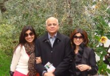 Shamita Shetty Instagram - Happy birthday, Daddy! We know that you’re right here protecting us like our Guardian Angel… always shielding and bringing us victorious out of tough situations. Tunki needs you around now, Daddy… and I know you’re already there with her. Love you… praying for you always!❤️👼🏻🌈 . . . . . #SoulsNeverDie #blessed #GuardianAngel #family #fatherdaughters #love